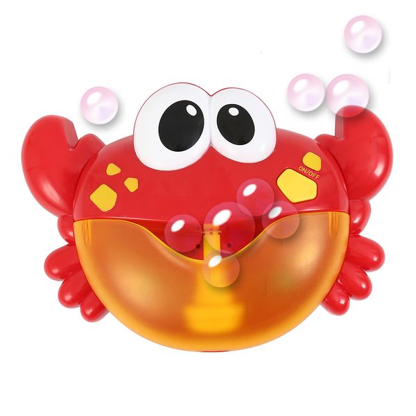 

baby bath toys crab&frog bubble machine bathroom toys for children funny automatic music bathtub abs newborn gift water toys