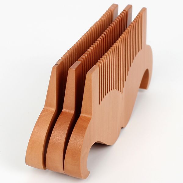 

health natural wooden comb beard comb pocket comb 10*5.6*1cm, Silver