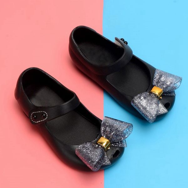 

1pair дети девушки сандалии мультфильм симпатичные мода дети дышащая обувь лук желе обувь принцесса сандалии, Black;red