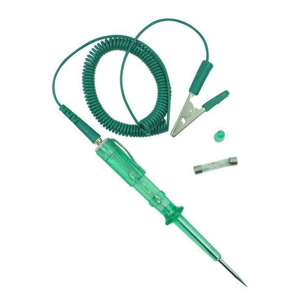 

1 set professional green auto dc 6v 12v 24v auto car truck circuit tester test pencil diagnostic tool with led light