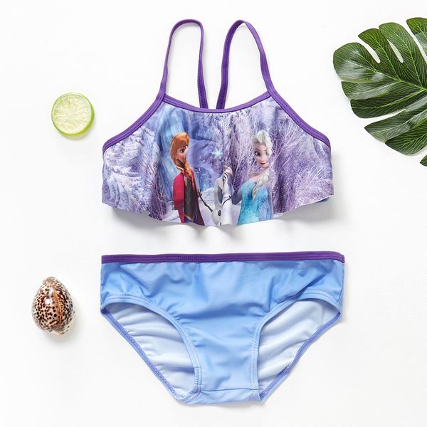 

1~14years girls swimwear new 2019 girls swimsuit kids biquini infantil children beachwear bathing suit -k562/st913