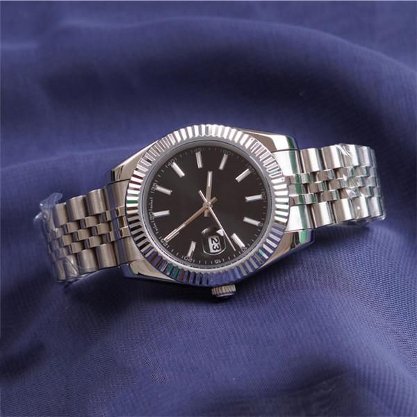 

automatic blue solid men steel president watches stainless clasp men mechanical wristwatches 2813 big date 41mm desinger w oxdi, Slivery;brown