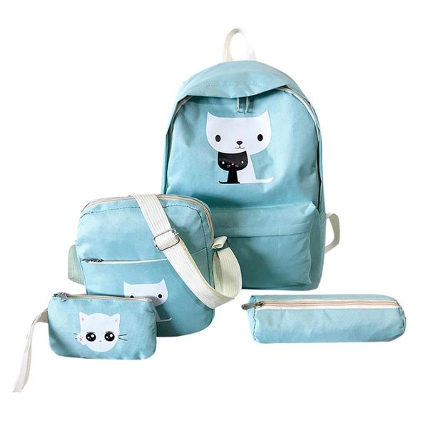

ocardian backpacks for women fashion style backpacks for teenage pure color canvas travel bag bagpack drop ship5216