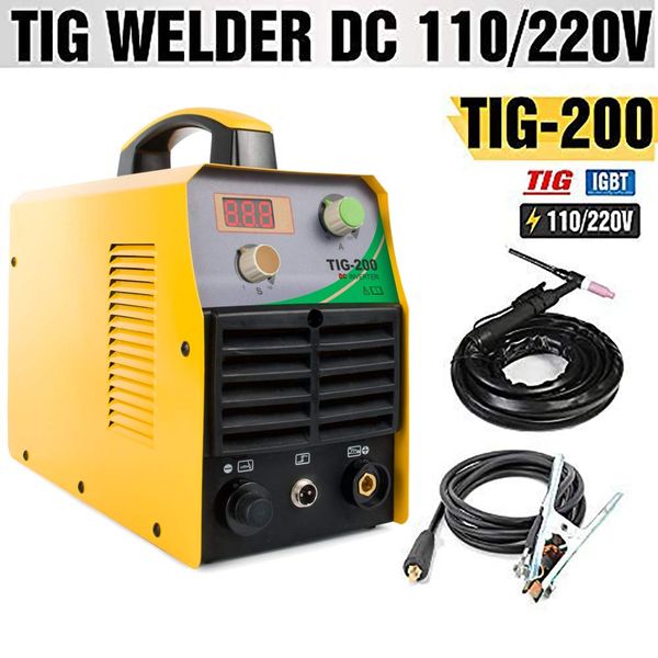 

To enba tig welder tig welding machine 200amp dual voltage 110 220v dc igbt inverter digital di play portable