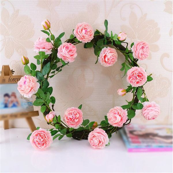 8cm FIORE DI PEONIA Artificiale Seta Teste garofano BULK Matrimonio finto Bouquet Decor