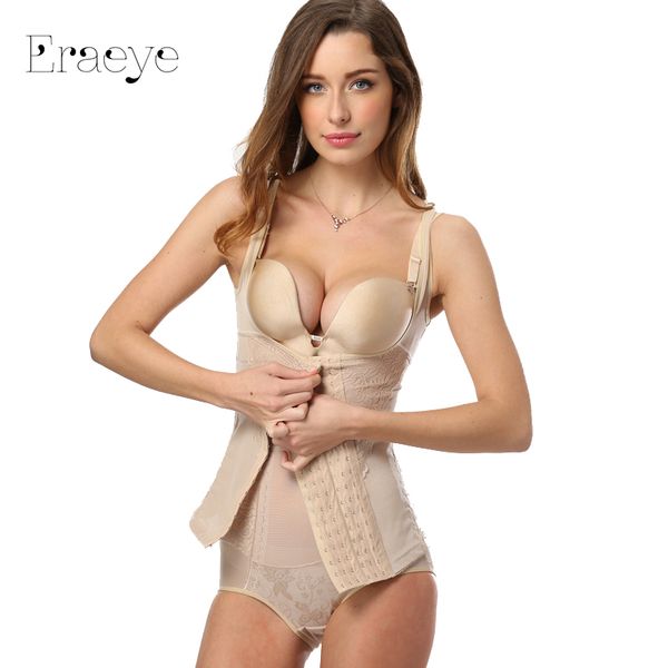 

womens plus size body shapewear abdomen breast steel corset slimming waist trainer butt lifter tummy shapers control belly belt, Black;white