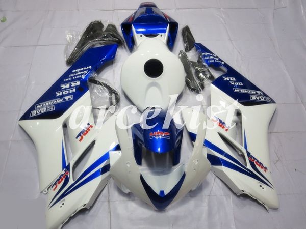 

инъекции плесень нового abs обтекатели комплекты подходят для honda cbr1000rr 2004 2005 04 05 1000rr cbr1000 кузовного набор синего белого г