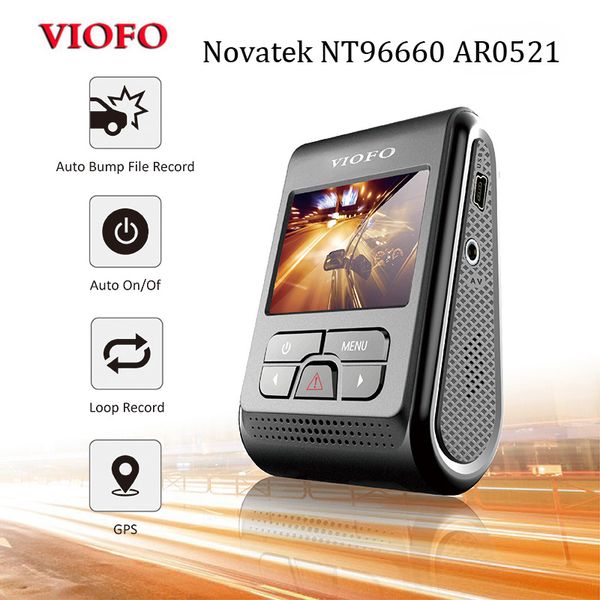 

original viofo a119 pro 2.0" lcd capacitor 2k 1440p 30fps 7g f1.8 ar0521 novatek 96660 hd car dash video recorder dvr dashcam