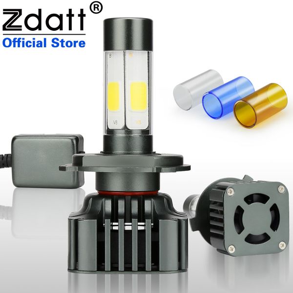 

zdacar led headlight bulb h4 h7 h8 h9 h11 9005 hb3 9006 hb4 100w 12000lm led auto light 12v canbus automobiles