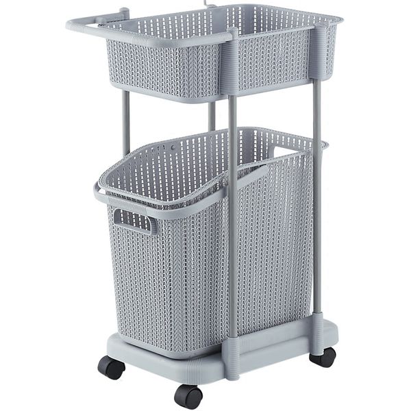 

m8 vine hamper dirty clothes clothing storage basket plastic laundry household bathroom shelf