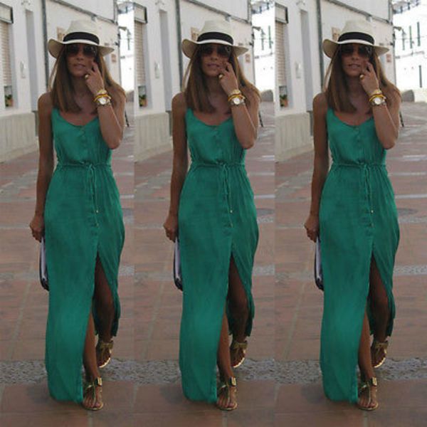 

дамы платья женщин конструктора одежды sexy лета женщин шифоновое платья длинные maxi boho партии вечера длины лодыжки sundress drop shippin, Black;gray