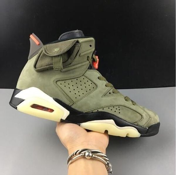 

6 3 7 12 wholesale travis scotts x cactus jack s medium olive glow in the dark army green suede m basketball sizeoutdoor shoes