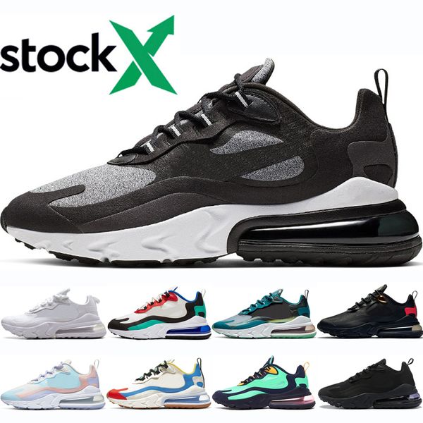 

new optical react running shoes mens bauhaus right violet triple black white womens sea green dusk purple cushion women sneakers