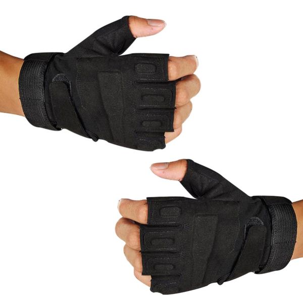 

anti-slip tactical half-finger gloves security sport men's mittens riding gloves