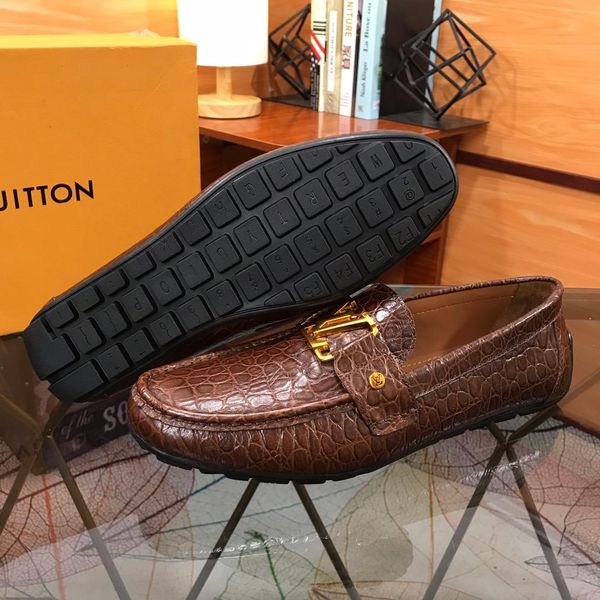 

fast delivery new style men's luxury casual dresses leather shoes fashion brand four seasons design suitable for all occasions kynf, Black