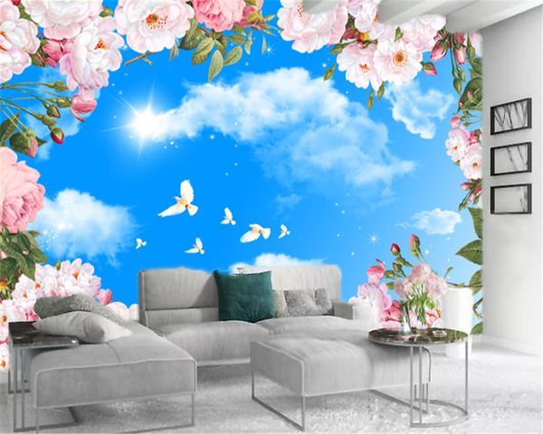 

3d обои небо кѬаиве ве небо пейзаж на заказ Ѭоманиекий hd ве елковй mural