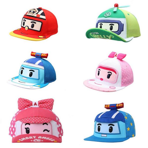 

children christmas hats fancydress kids birthday party cosplay poli car helicopter cap for girl boy great gift