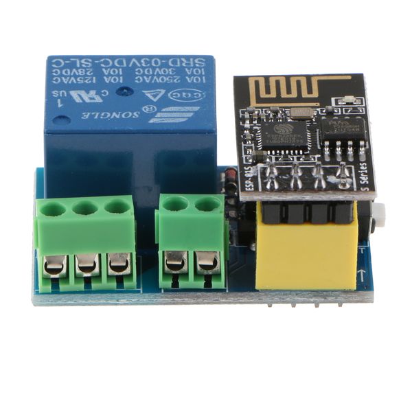 

esp8266 esp-01s wifi dc 5v 1 channel 10a relay module smart home remote controller mobile phone control swith