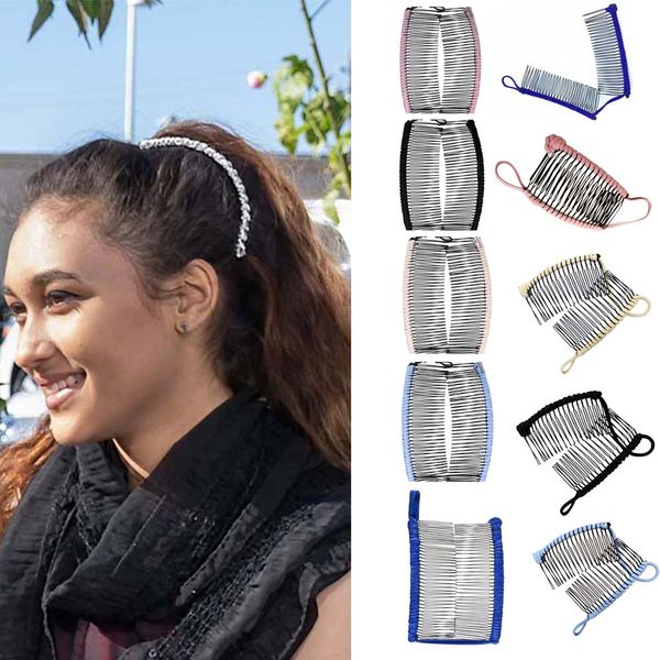 

retro banana hairpin hair accessories retractable mmulti-function comb hair comb teeth lazy