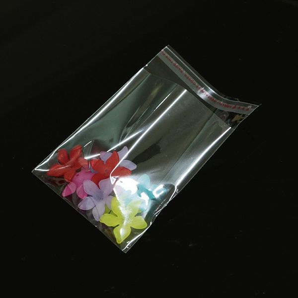 

500pcs 9x12cm opp clear self adhesive seal plastic bags for necklace/jewelry/gift/headbands diy transparent small packing bag