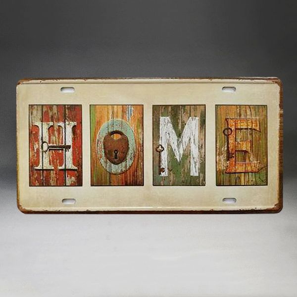 

metal signs wall art retro vintage tinplate board 15*30cm bar decorative garage decor automotive home antique