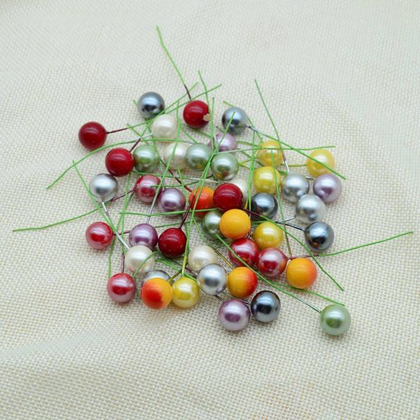 

10pcs/lot diy gifts scrapbooking christmas garlands decor for home wedding fake floristics foam cherry artificial fruits flowers