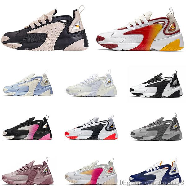 

2020 m2k tekno zoom 2k men women running shoes triple white black volt dynomic yellow light cream sports sneakers mens trainer 36-45