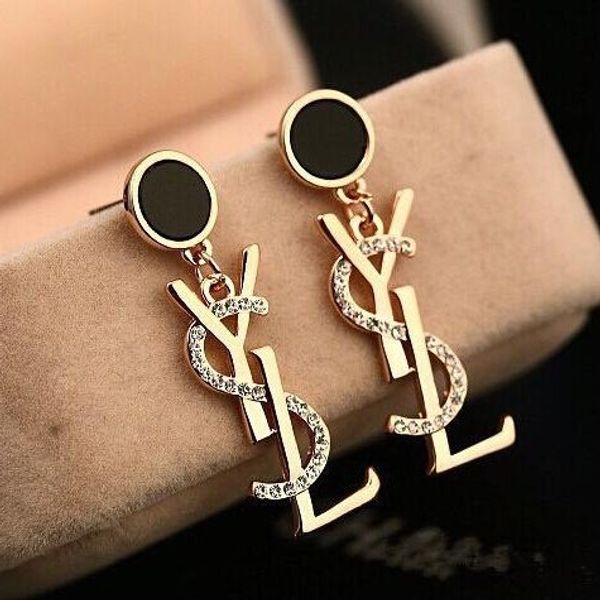 

2019Новая мода высококачественные дамы сплава кулон жемчужное письмо серьги серьг