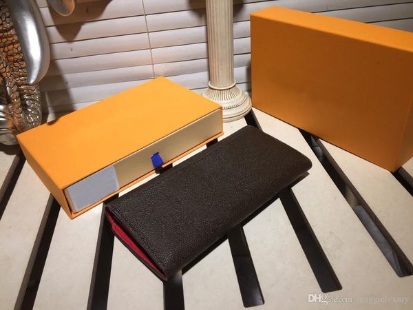 

portefeuille сара кошелька. женская модельер роскошный конверт стиле длинный кошелек карты держатель m60531 n60114 n63208