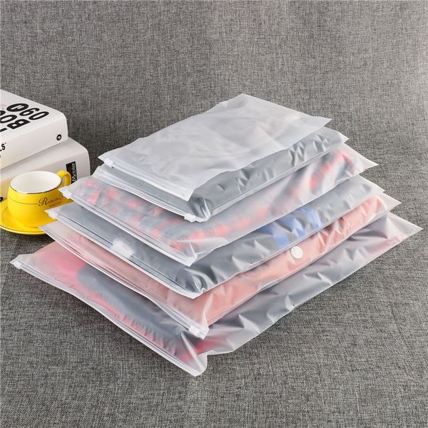 

reusable pe frosted zipper bag socks underwear bag pe bags plastic underwear bags cothing ziplock packing bags