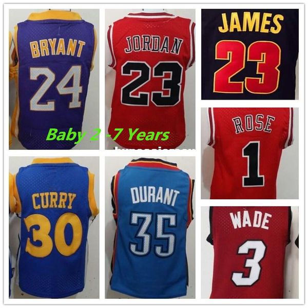 

New youth ba ketball jer ey toddler all titiched children tephen c kid jer ey kd baby jer ey ncaa