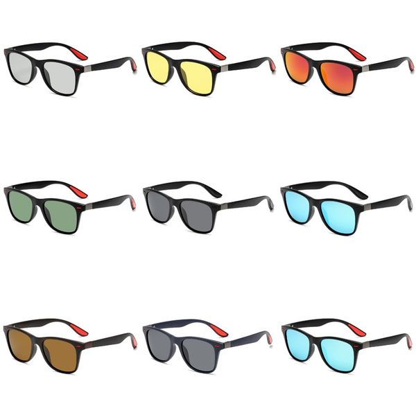 

yxvaxl 1 1pcs new fashion square sunglasses gold frame 58mm glass mirror lens uv400 protection brown box. #569, White;black