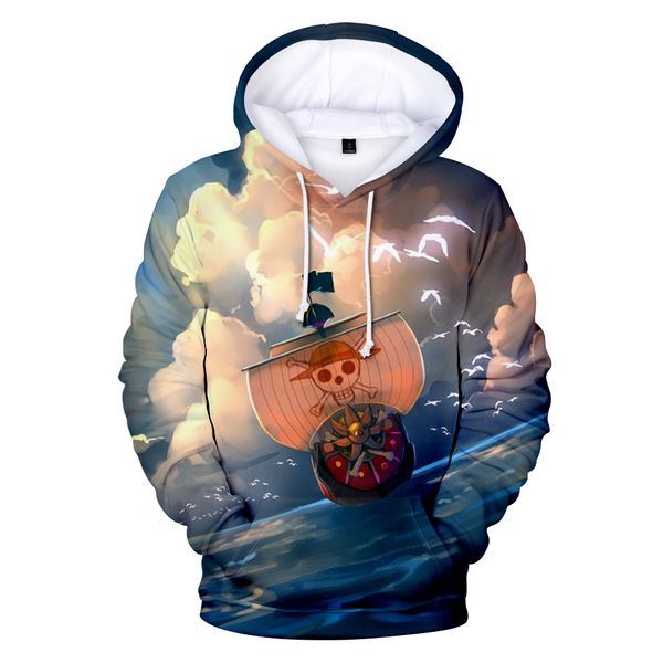 

one piece robin ace 3d print hoodies sweatshirts autumn winter fashion anime 3d print autumn luffy hoodies men/women polluvers, Black