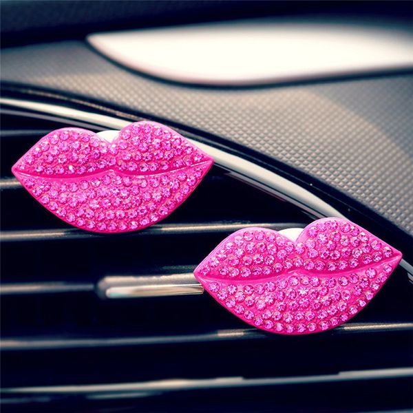 

car loving gift air outlet fragrant perfume clip lips freshener diffuser