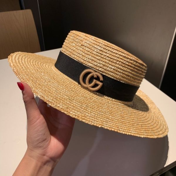 

Guc ladie big eave wide brim hat flat bowler hat u ing high grade traw gra to make lei ure fa hion un hade hat