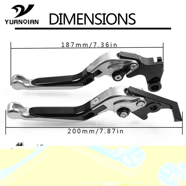 

for yamaha tdm 850 tdm850 1991-2002 1992 1993 1994 1995 1996 1997 motorcycle folding extendable adjustable brake clutch levers