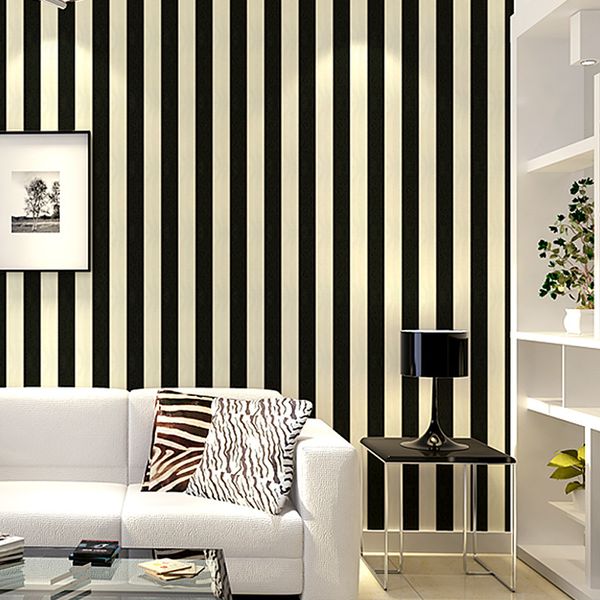 

pvc modern colorful bold stripes and thin stripes wallpaper l engineering classic 3d wall decor for living room bedroom