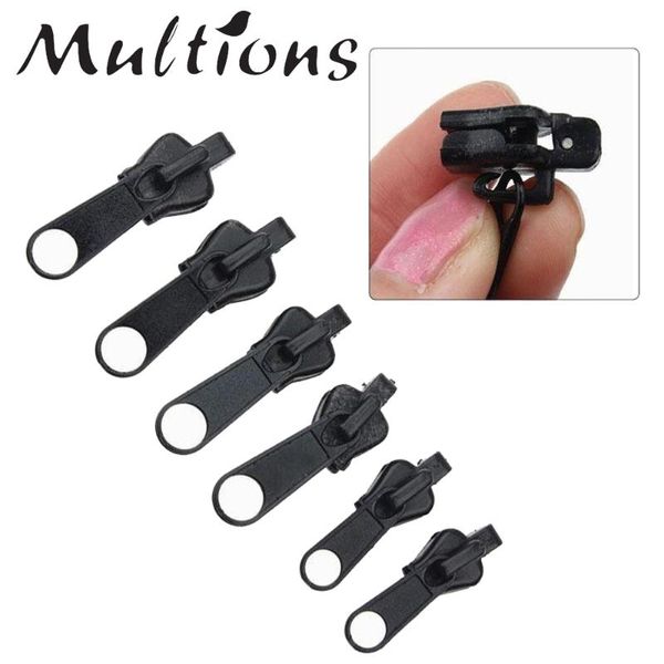 

6pcs universal zipper diy repair kit replacement zip slider teeth rescue fix zippers for garment diy sewing accessories