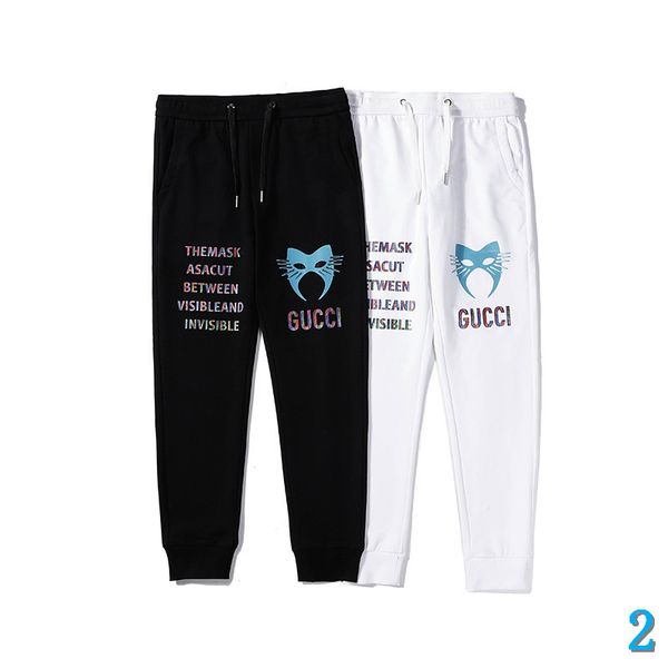 

new casual brand pants for mens track pants joggers spring men sweatpants drawstring stretchy joggers clothing wholesale2, Black