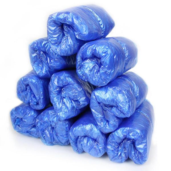 

200pcs plastic disposable shoe covers waterproof boot covers homes carpet floor protector thick cleaning overshoes