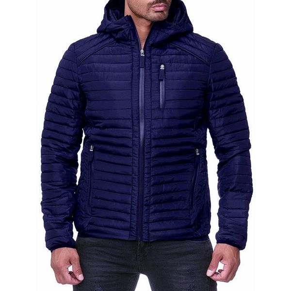 

mjartoria men's winter cotton suit loose hooded fashion classic wild european code plus size warm cotton padded jacket, Black
