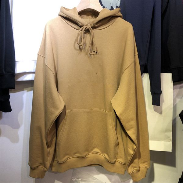 

марка оливковая ветвь логотип мужские дизайнерские толстовки мода свободные пуловеры с длинным рукавом мужские толстовки большой карманный п, Black