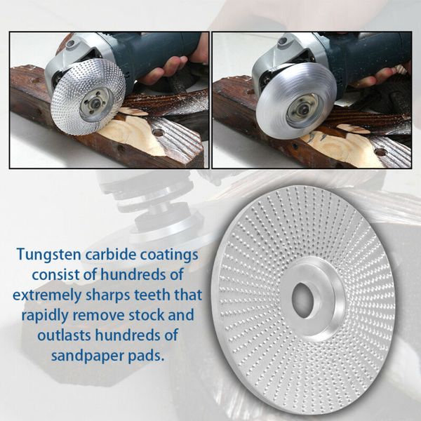 

3.3/4 inch diameter wood angle grinding wheel polishing sanding carving rotary tool abrasive disc tungsten carbide
