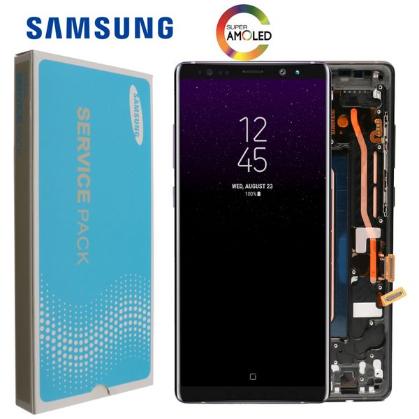 

Super amoled 6 3 039 039 di play with burn hadow lcd for am ung galaxy note8 n9500 n950f n900d touch creen digitizer with frame