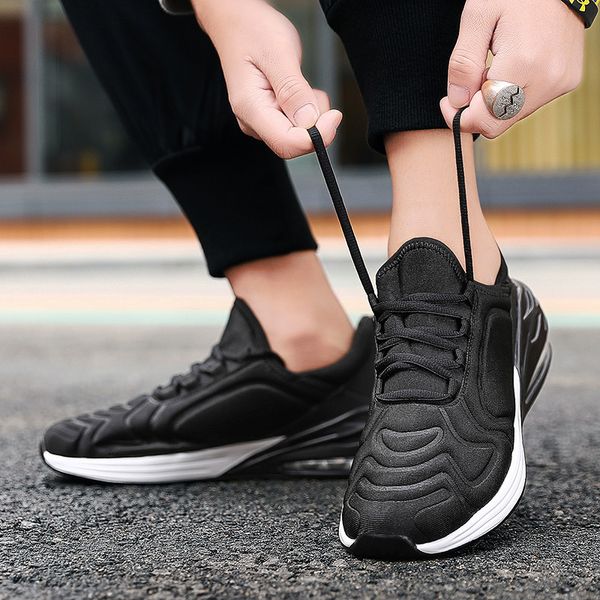 

men women casual shoes athletic 270 cushion sneakers trend trainers 200 running 720 shoes size eur 44, Black
