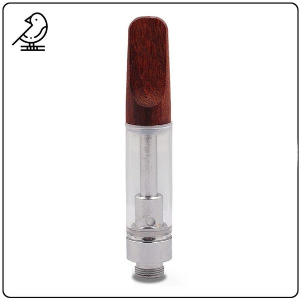 

Образец Vape картриджи 0.5 мл 1.0 мл деревянный стеклянный резервуар деревянный прозрачный Th105 стеклянные картриджи 510 резьба M6T Vape Cart