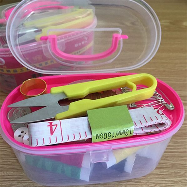 

1set sewing accessories portable sewing box kitting needle quilting thread stitching embroidery craft tools supplies, Black