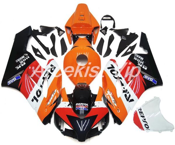 

4gifts новый abs впрыска пресс-формы мотоцикла обтекатели 100% подходят для honda cbr1000rr 04 05 2004 2005 комплект кузова на заказ оранжев