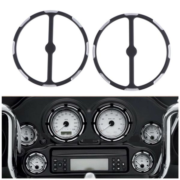 

motorcycle speaker trim ring set for harley ultra classic touring & trike