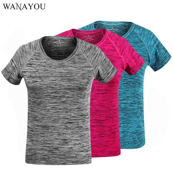 

women quick dry sport yoga shirt short sleeve breathable exercises female yoga gym running fitness women's sporty t-shirts, White;red